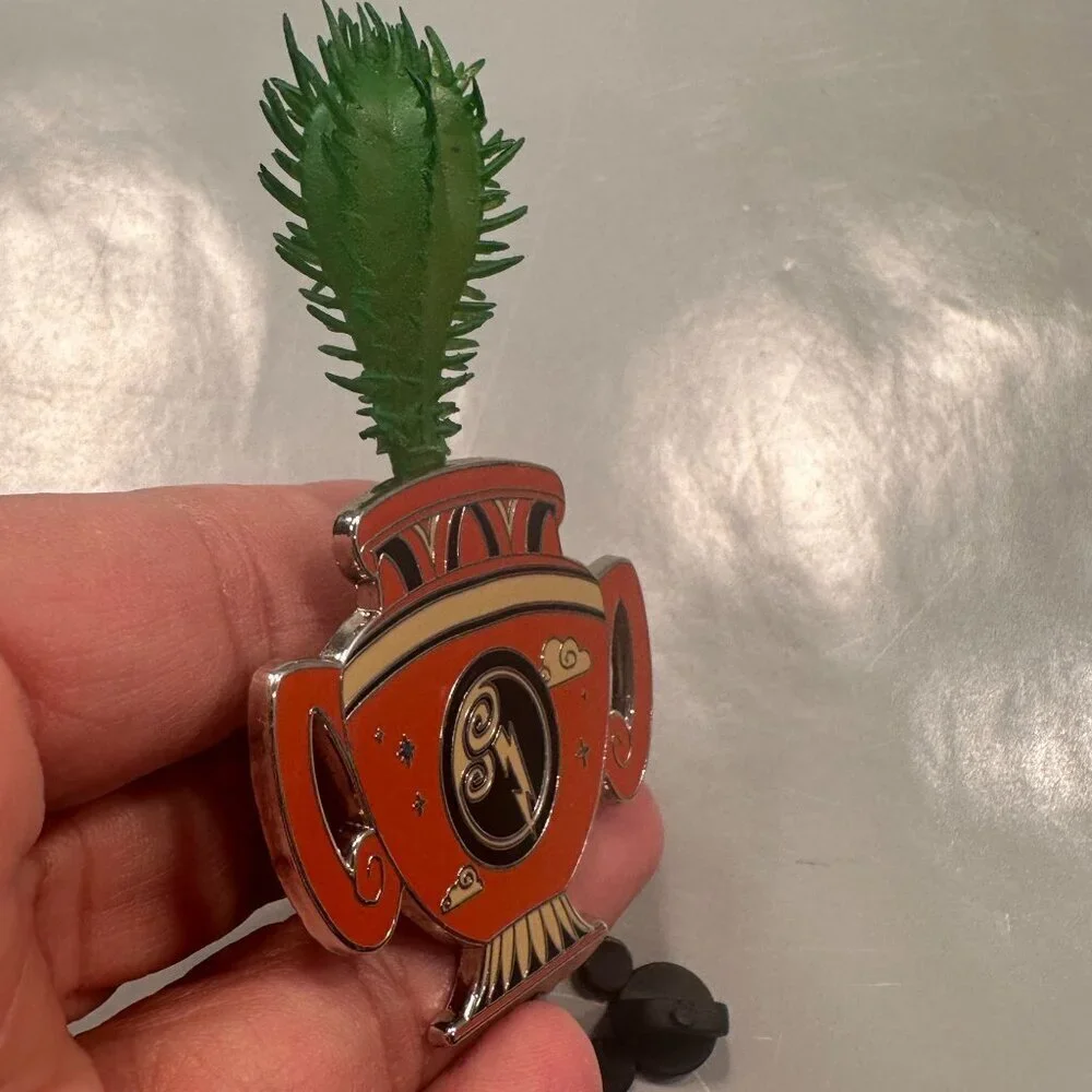 Disney Zeus Planter Trading Pin Hercules 2024 Terrarium Succulent Pottery Badge